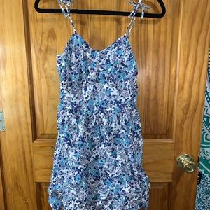 BRAND NEW W TAGS Blue & Purple Flower Sun Dress